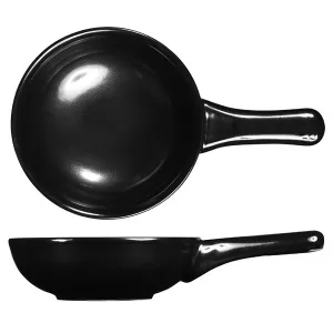 Сковорода "Wok" D 15,5СМ 0,57Л, порционная, керамика, без крышки, Rustics Simmer, цвет Black Zcbrpn2 – купить в Москве по цене завода
