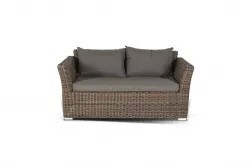 Купить лаунж-зона 4sis капучино дабл (коричневый) арт.kds3s2ct-5-set brown из искус.ротанга в Москве – цена завода, доставка до двери | RuOborudovanie.ru