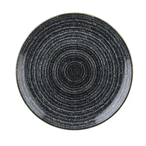 Тарелка мелкая 28,8СМ, без борта, цвет Charcoal Black, Studio Prints Spcbev111 – купить по цене завода