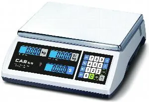 Весы торговые Cas ER-JR-30CB (30кг,10г) электронные – купить в Москве по цене завода