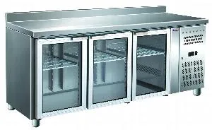Стол холодильный Cooleq Gn3200Tng бортик стеклянная дверь – купить в Москве по цене завода