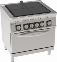 Купить плита 4 конфорочная 740 серии tecnoinox pfu8v7 716108 – цена от завода, доставка до двери | RuOborudovanie.ru