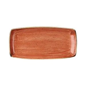 Блюдо сервировочное 29,5Х15СМ, без борта, Stonecast, цвет Spiced Orange Ssosop111 – купить по цене завода
