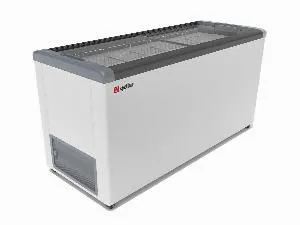 Ларь морозильный Frostor FG700C серый со стеклянной крышкой – купить по цене завода