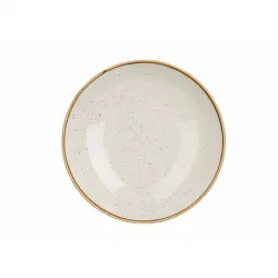 Купить тарелка глубокая 24,8см 1,13л, без борта, stonecast, цвет barley white swhsevb91 – цена от завода, доставка до двери | RuOborudovanie.ru