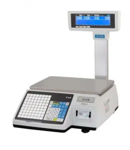 Весы торговые Cas CL3000-15P (TCP-IP) +Модуль Wi-Fi со стойкой, этик.120мм – купить в Москве по цене завода