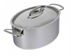 Купить кастрюля овальная 6,5л 30х22см h13см, с крышкой, серия affinity, s/s 3726.30 в Москве – цена завода, доставка до двери | RuOborudovanie.ru