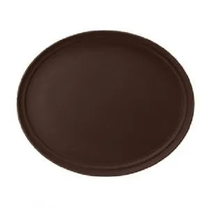 Поднос 56Х68,5см серия Jiwins Jw-R2700Ct-Br, коричневый, прорезиненный овальный – купить по цене завода