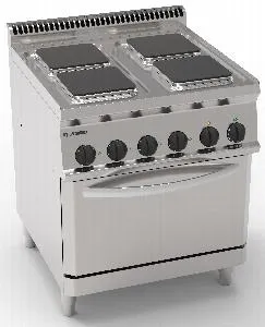 Плита 4 конфорочная 700 серии Tecnoinox Pfs70E7 616017 – купить по цене завода