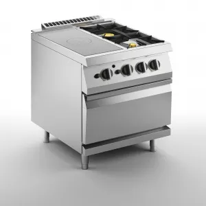 Плита газовая 700 серии Apach Chef Line Slrstg87R2Dxfg со сплошной поверхностью – купить в Москве по цене завода