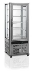 Купить витрина холодильная tefcold upd200 алюминий со стеклом 468л 0,255квт (+2...+12с) кондитерская – цена от завода, доставка до двери | RuOborudovanie.ru