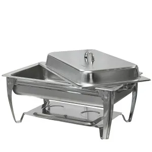 Чафинг-диш ERGO FQ-CD-248-1 на 1 гастроемкость GN 1/1 со съемной крышкой – купить в Москве по цене завода