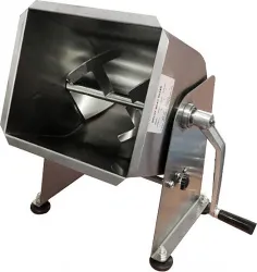 Купить фаршемешалка kocateq fme20t ручная 20 л c откидным бункером, 1 осью и подкл. к приводу g12 в Москве – цена завода, доставка до двери | RuOborudovanie.ru