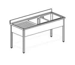 Ванна моечная Apach Chef Line L2S166-54Lwsh – купить в RuOborudovanie.ru с доставкой до двери Купить ванна моечная apach chef line l2s166-54lwsh – цена от завода, доставка до двери | RuOborudovanie.ru