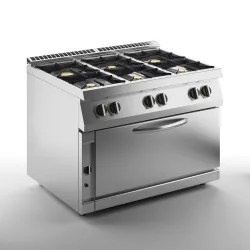 Купить плита газовая 6 конфорочная 700 серии apach chef line slrrg127fg – цена от завода, доставка до двери | RuOborudovanie.ru