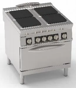 Плита 4 конфорочная 740 серии Tecnoinox Pfs8E7 716065 – купить в Москве по цене завода