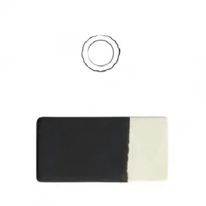 Блюдо сервировочное D18,5См H1,5См, край с фестонами, керамика, цвет Noir Satine, Sharing 963952 – купить по цене завода