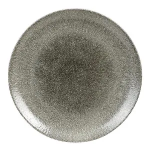 Тарелка мелкая 28,8СМ, без борта, цвет Raku Quartz Black, Studio Prints Rkbqev111 – купить по цене завода