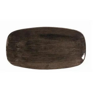 Блюдо прямоугольное Chefs 35,5Х18,9СМ, без борта, Stonecast Patina, цвет Iron Black Paibxo141 – купить по цене завода