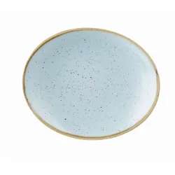 Купить блюдо овальное 19,2см, без борта, stonecast, цвет duck egg blue sdesop71 – цена от завода, доставка до двери | RuOborudovanie.ru