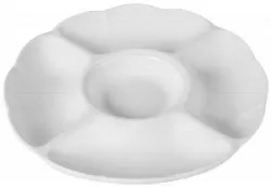 Купить менажница фарфор cameo imperial white 5-ти секционная d25,5см h3,4см 210-515 – цена от завода, доставка до двери | RuOborudovanie.ru