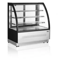 Купить витрина кондитерская tefcold lpd1200c/black черная/нерж холодильная – цена от завода, доставка до двери | RuOborudovanie.ru