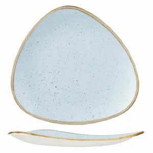 Тарелка мелкая треугольная 31,1СМ, без борта, Stonecast, цвет Duck Egg Blue Sdestr121 – купить по цене завода