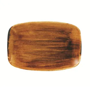 Блюдо прямоугольное Chefs 30Х19,9СМ, без борта, Stonecast Patina, цвет Vintage Copper Pavcobl41 – купить по цене завода