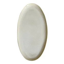 Купить блюдо овальное 55х27,5см, керамика, цвет perle, plume 962276 – цена от завода, доставка до двери | RuOborudovanie.ru