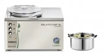 Фризер Nemox Gelato Chef 3L AUTOMATIC i-Green (003B420250) для твердого мороженого с 1 чашей 2л – купить в Москве по цене завода
