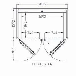 Камера расстоечная Pavailler Cf 68 2 Cp 60X80 2двери/2тележки – купить в Москве по цене завода