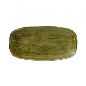 Блюдо прямоугольное Chefs 29,8Х15,3СМ, без борта, Stonecast Plume, цвет Olive Plgrxo111 – купить по цене завода