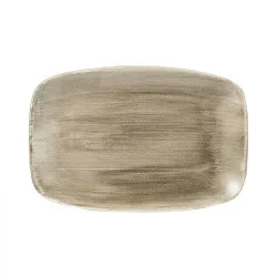 Купить блюдо прямоугольное chefs 30х19,9см, без борта, stonecast patina, цвет antique taupe paatobl41 – цена от завода, доставка до двери | RuOborudovanie.ru