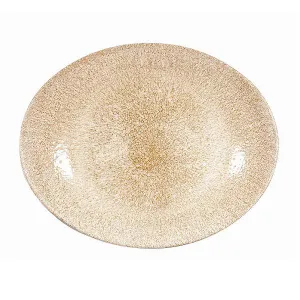 Блюдо овальное 31,7Х25,5СМ, без борта, цвет Raku Garnet Orange, Studio Prints Rkgoop121 – купить по цене завода