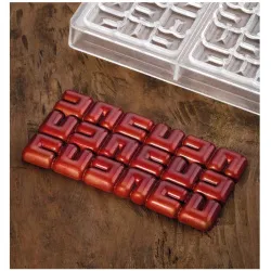 Форма для шок. "Chocolate Bar Ola" 155Х77ММ H10Мм, 100ГР, 3 ячейки, п/к Pc5003 – купить в RuOborudovanie.ru с доставкой до двери Купить форма для шок. "chocolate bar ola" 155х77мм h10мм, 100гр, 3 ячейки, п/к pc5003 – цена от завода, доставка до двери | RuOborudovanie.ru