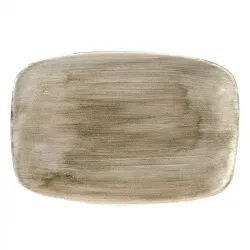 Купить блюдо прямоугольное chefs 35,5х24,5см, без борта, stonecast patina, цвет antique taupe paatxp141 – цена от завода, доставка до двери | RuOborudovanie.ru