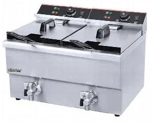 Фритюрница Airhot EF10T+10T с краном на 20л, 7кВт, настольн. электр. – купить в Москве по цене завода
