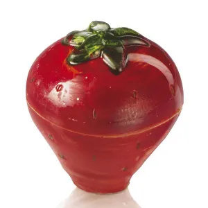 Форма для шок. 3D "КЛУБНИКА" D28Мм H32Мм, 28 ячеек, 12ГР, п/к 20Fruit03 – купить в Москве по цене завода