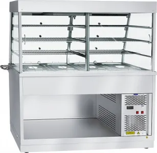 Прилавок-витрина Abat ПВВ(Н)-70Х-С-03-НШ HOT-LINE арт.21000002983 холодильный – купить в Москве по цене завода