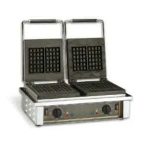 Вафельница Roller Grill GED40 бельгийские 2зоны (2шт.250х250х4мм - чугун) – купить в Москве по цене завода