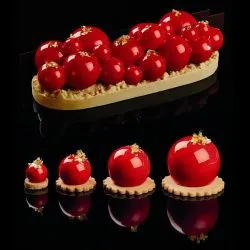 Купить форма силиконовая pavoflex для пирож. 3d "сфера" d40мм h36мм, 33мл, 24 ячейки px4315s – цена от завода, доставка до двери | RuOborudovanie.ru