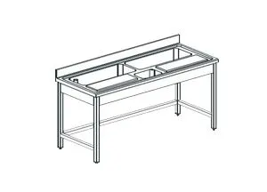 Стол разделочный для рыбы Apach Chef Line Ltpf187S2 – купить в Москве по цене завода