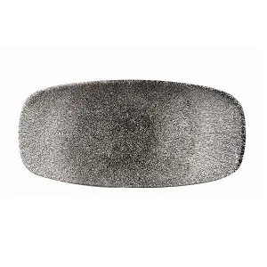Блюдо прямоугольное Chefs 26,9Х12,7СМ, без борта, цвет Raku Quartz Black, Studio Prints Rkbqxo101 – купить по цене завода