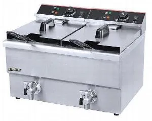 Фритюрница Airhot EF12+12 с краном на 12л, 6.5кВт, настольн. электр. – купить в Москве по цене завода