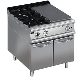 Плита газовая Apach Chef LineLRSTG89R2SXCS со сплошной поверх. 900 серии /ВЫСТ – купить в Москве по цене завода