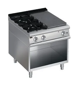 Плита газовая Apach Chef Line Lrstg89R2Sxos со сплошной поверхностью 900 серии – купить в Москве по цене завода