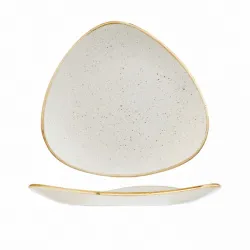 Тарелка мелкая треугольная 22,9СМ, без борта, Stonecast, цвет Barley White Swhstr91 – купить в RuOborudovanie.ru с доставкой до двери Купить тарелка мелкая треугольная 22,9см, без борта, stonecast, цвет barley white swhstr91 – цена от завода, доставка до двери | RuOborudovanie.ru