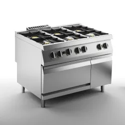 Купить плита газовая 6 конфорочная 900 серии apach chef line slrrg129fgcs – цена от завода, доставка до двери | RuOborudovanie.ru