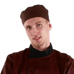 Купить шапочка повара таблетка коричневая [00400] в Москве – цена завода, доставка до двери | RuOborudovanie.ru