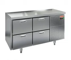 Купить стол охлаждаемый hicold sn 22/bt о (-10-18) островн., 4ящ, 1390х600х850мм – цена от завода, доставка до двери | RuOborudovanie.ru